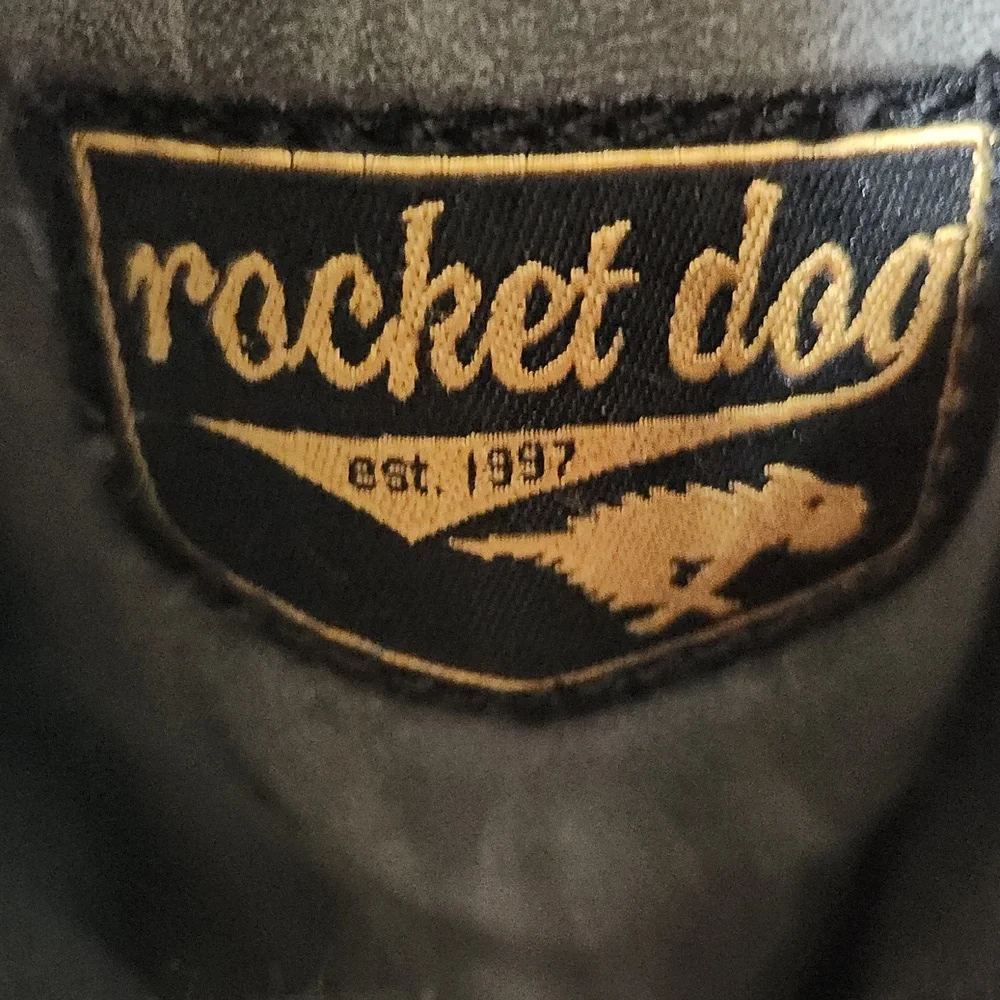 Rocket Dog Thunder Gray Leather Boots women's Size 11 - Picture 11 of 11
